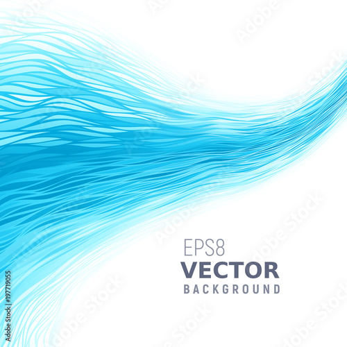 Blue waves background