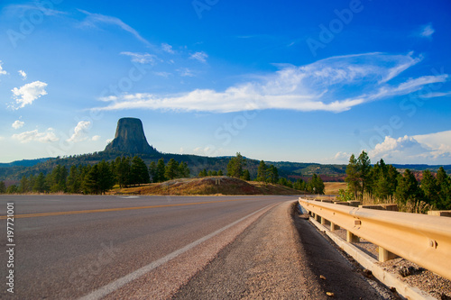Fototapeta Devils Tower is located in in Crook County, northeastern Wyoming