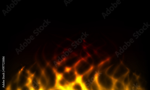 Abstract flame of red fire