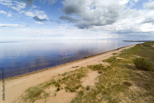 Fototapeta Naklejka Na Ścianę i Meble -  Gulf of Riga, Baltic sea near Engure, Latvia.