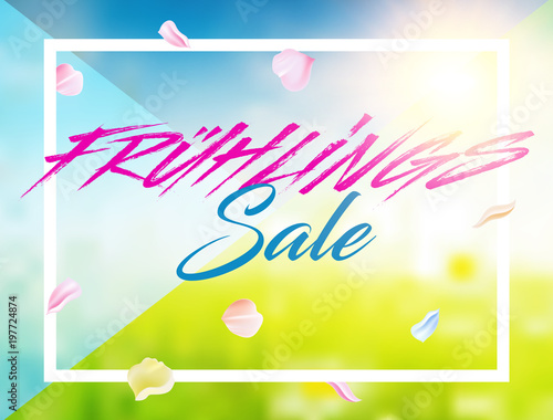 FrühlingsSale Hintergrund