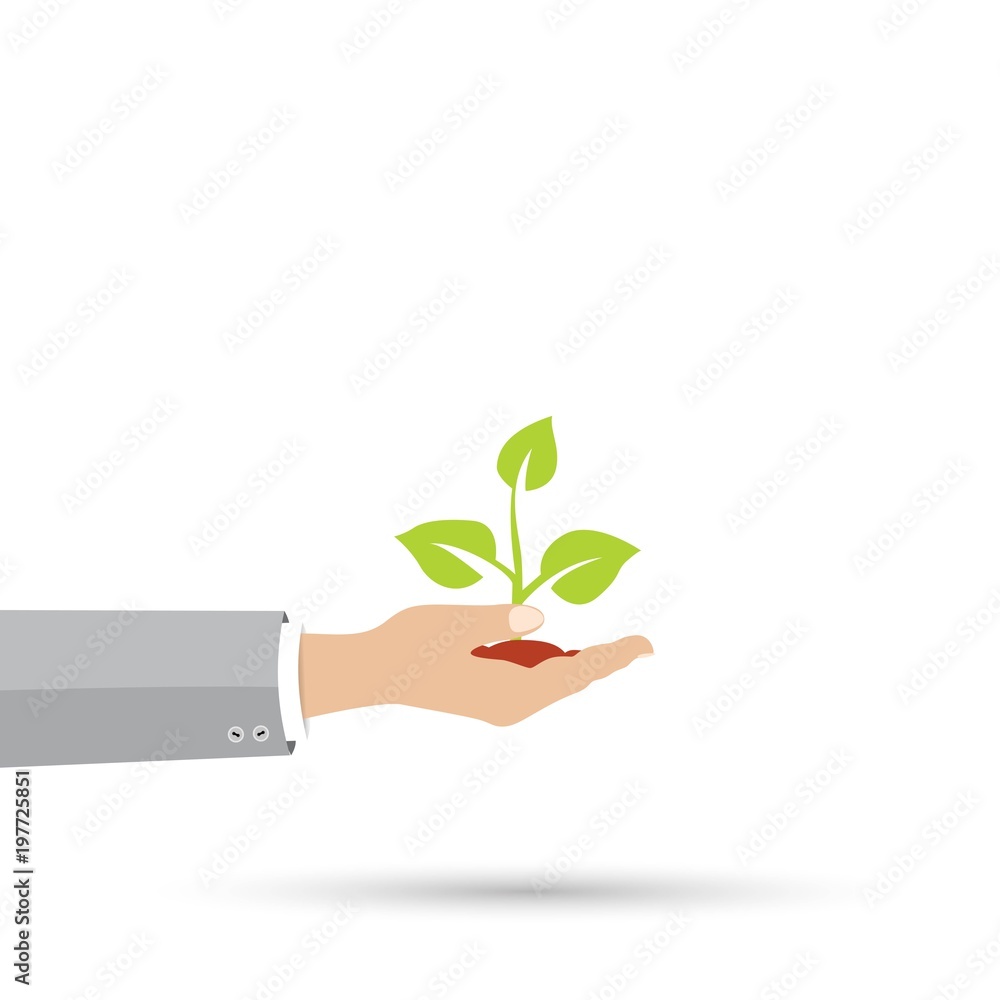 Growth concept vector icon