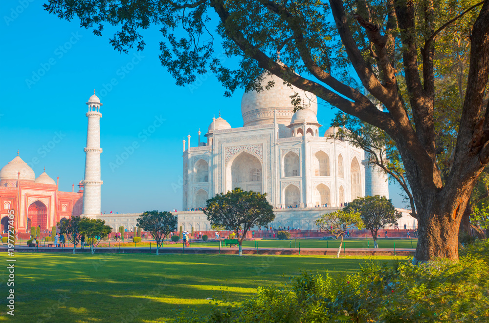 Taj Mahal at sunset - Agra, India