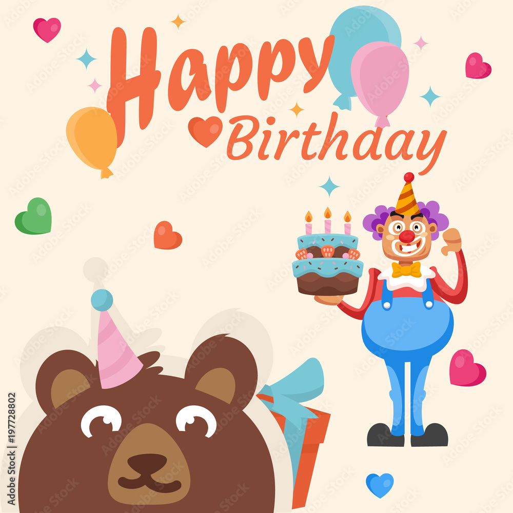 Birthday vector logo icon illustration
Birthday vector logo icon illustration