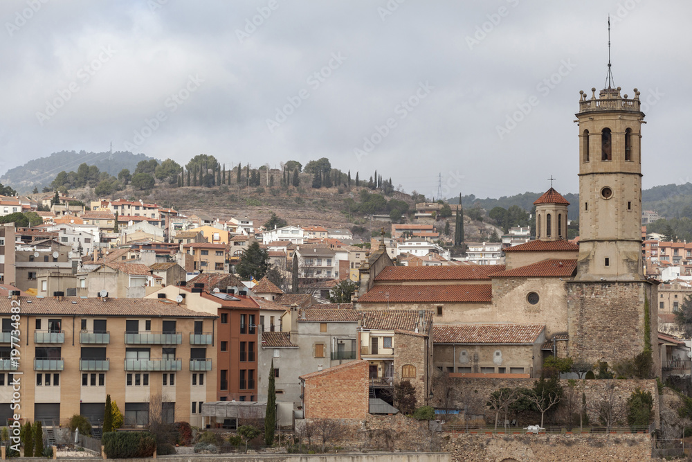 Village view,Sant Feliu de Codines,Catalonia.Spain.