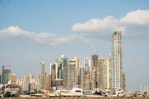 skyscaper skyline of Panama city