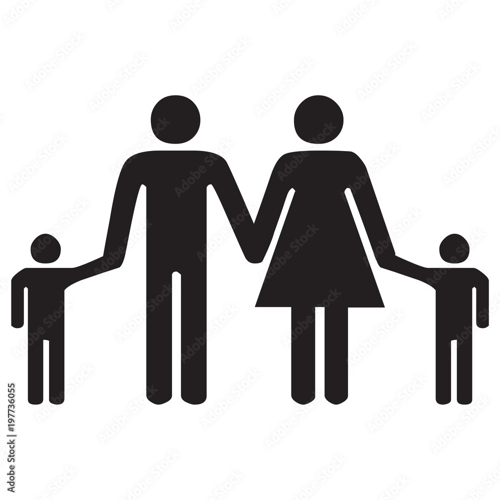 Family parents and kids holding Family parents and kids holding