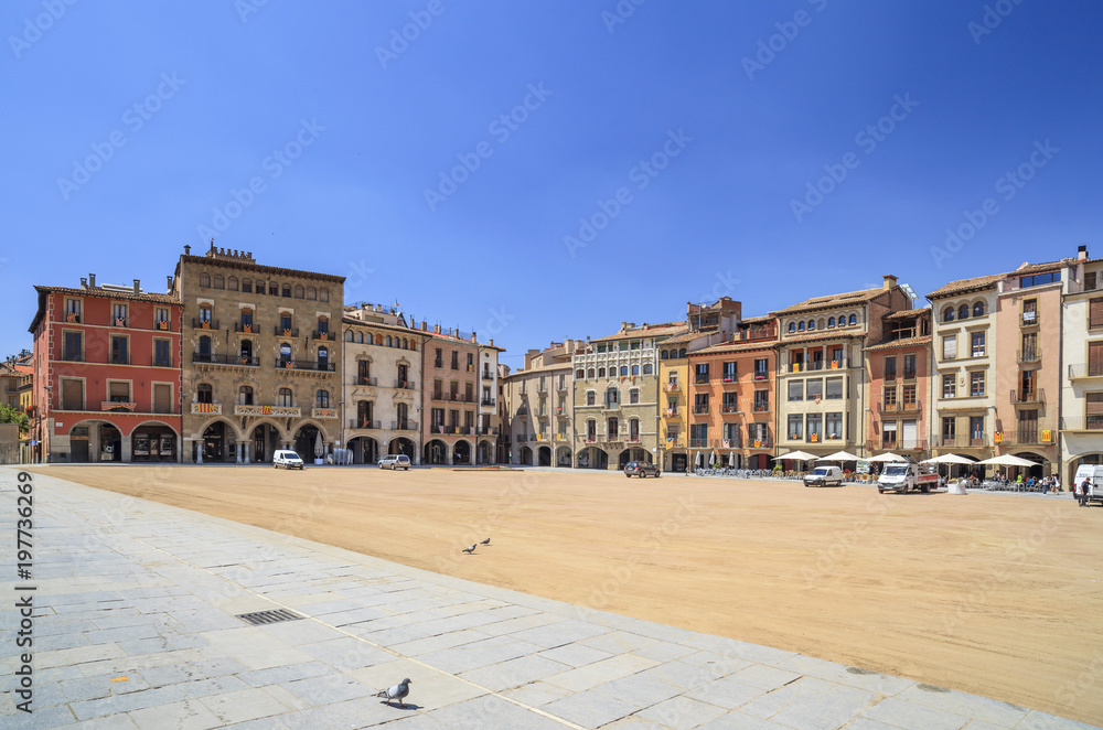 Main square, historic center,Vic,Catalonia,Spain