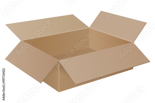 Large brown cardboard box