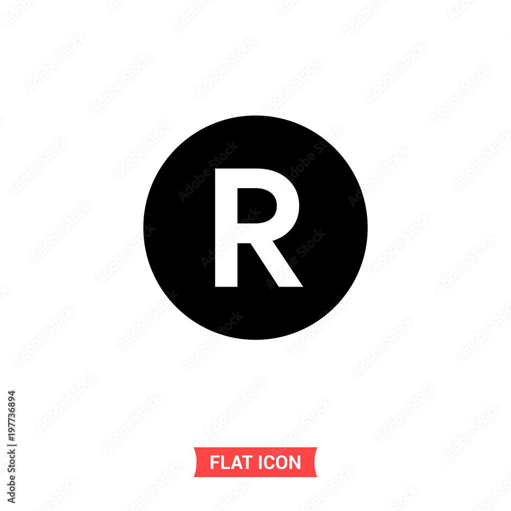 Trademark vector icon Trademark vector icon