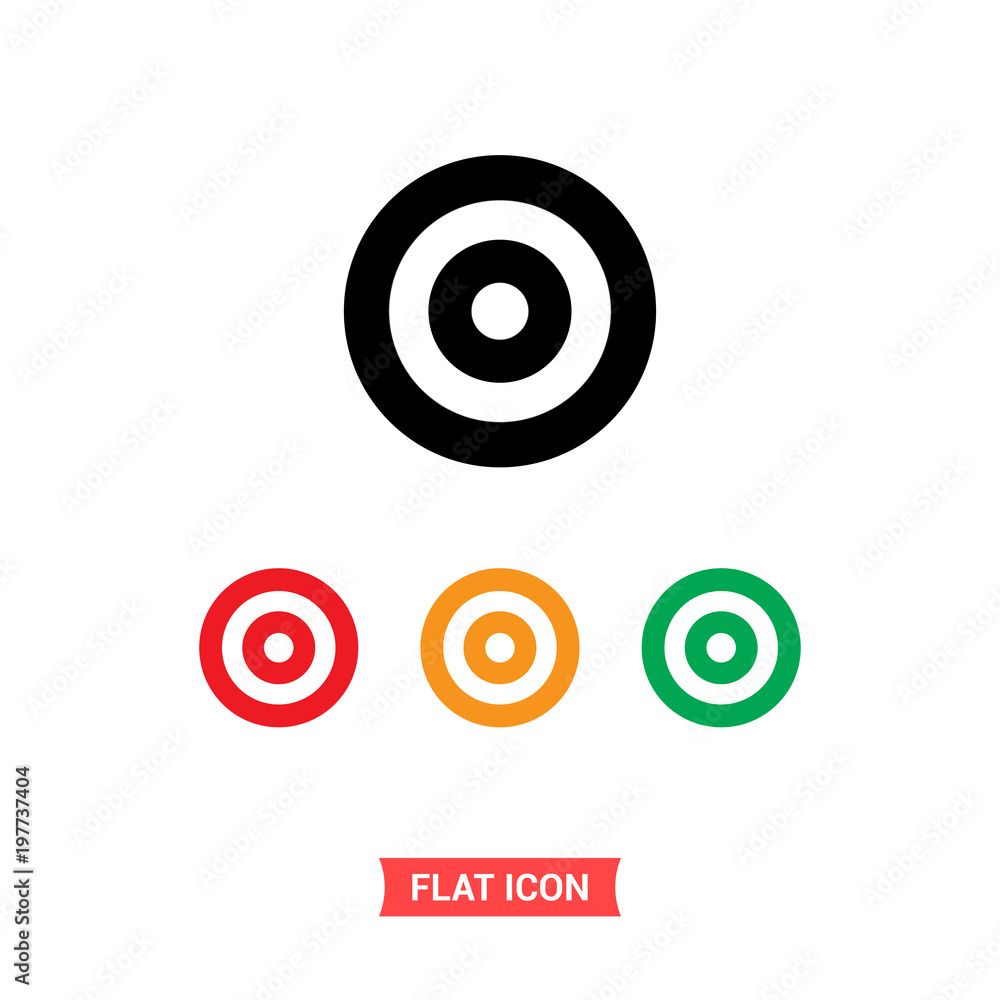 Target vector icon, goal symbol Target vector icon, goal symbol