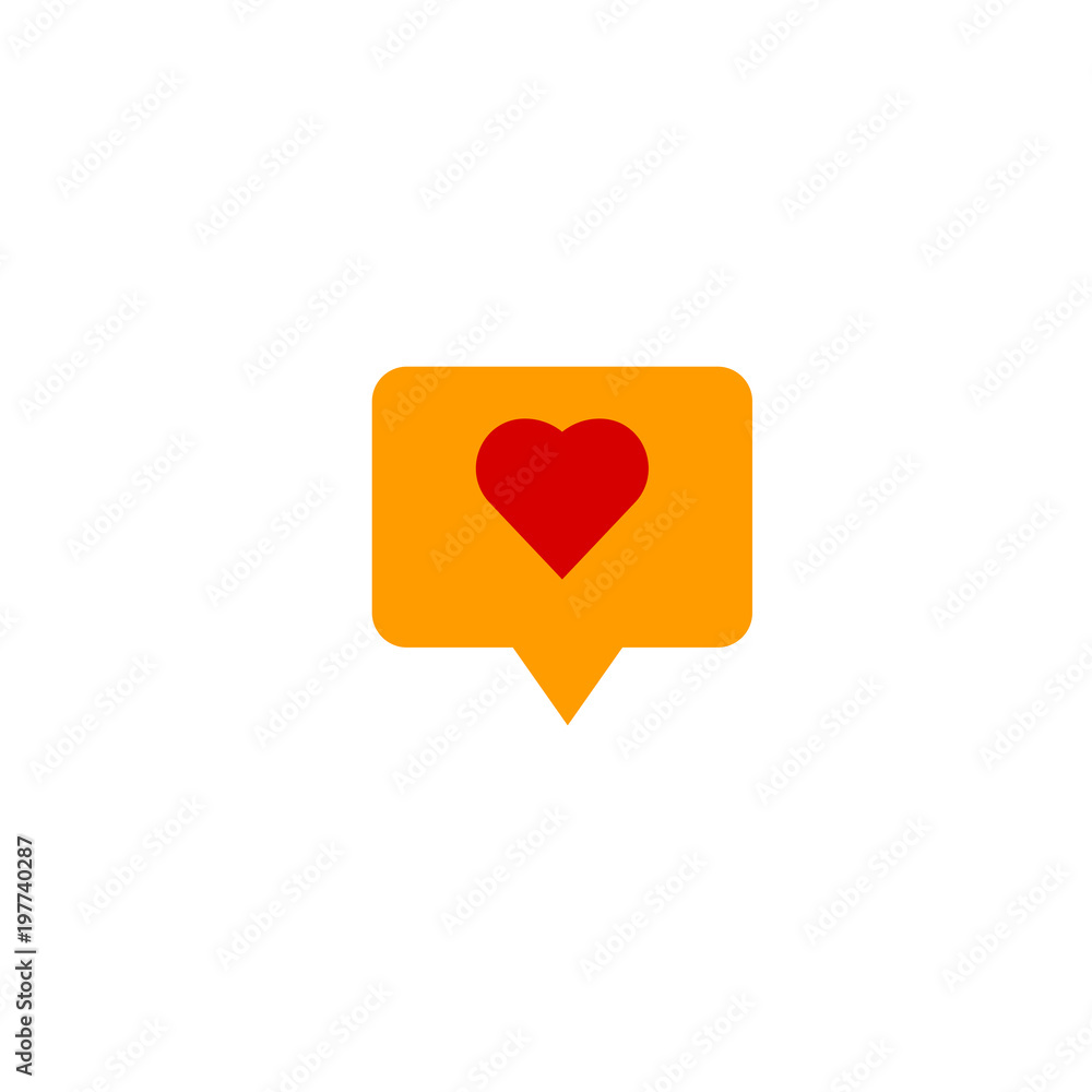 Like vector icon, Notification symbol Like vector icon, Notification symbol