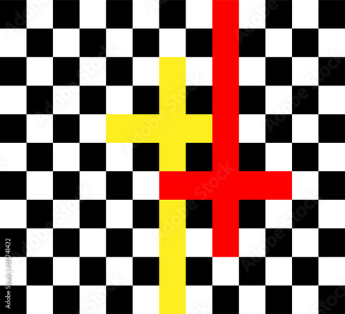 To believe or not to believe, cross background