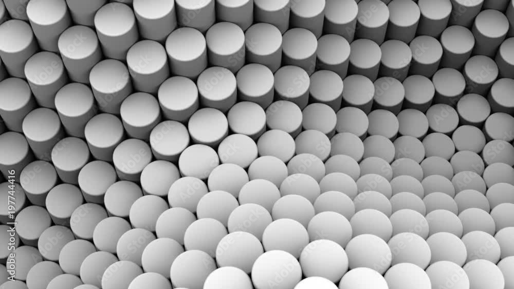 Cylinders Formed A Wave
Cylinders Formed A Wave