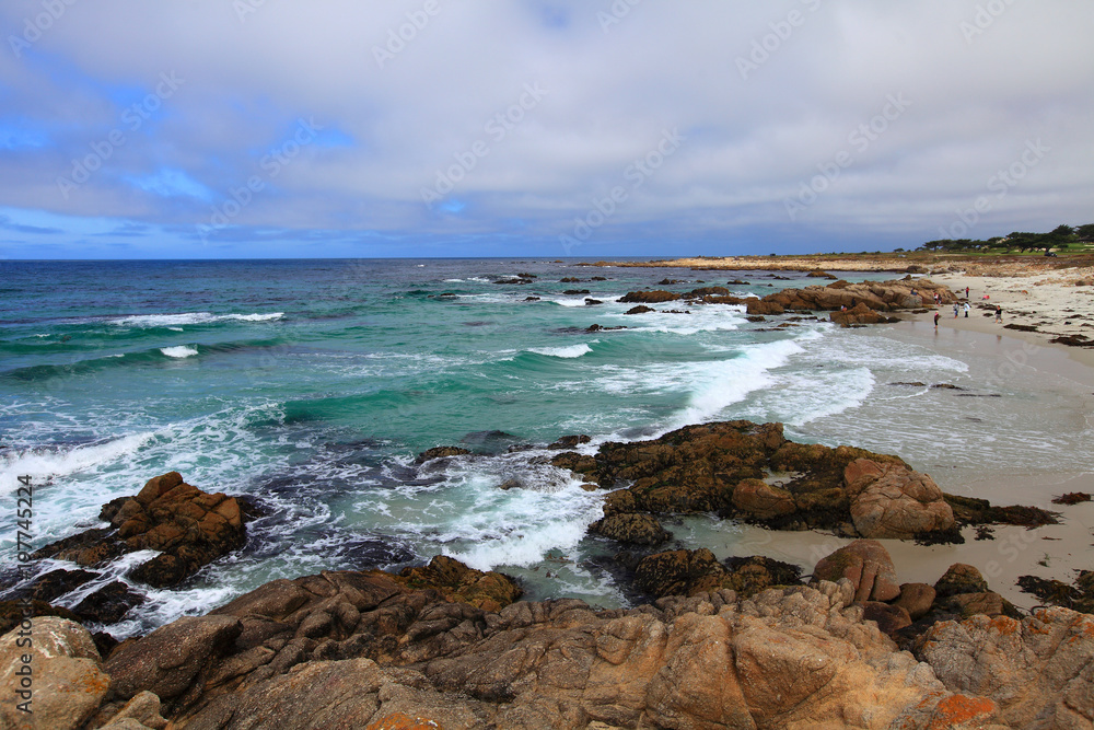 17-Mile Drive in California State Route 1, USA 