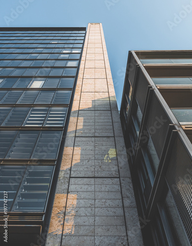 Looking Up at a Modern Building in Cologne