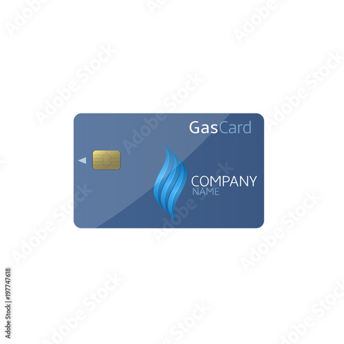 Gas card template