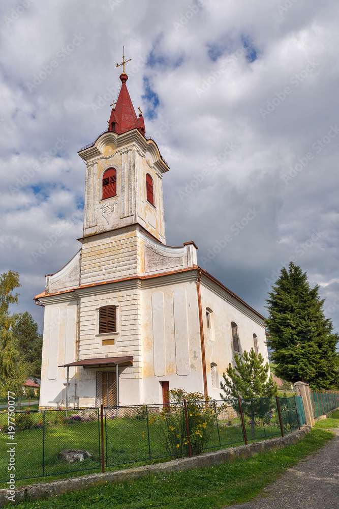 Church in Liptovsky Trnovec, Slovakia.