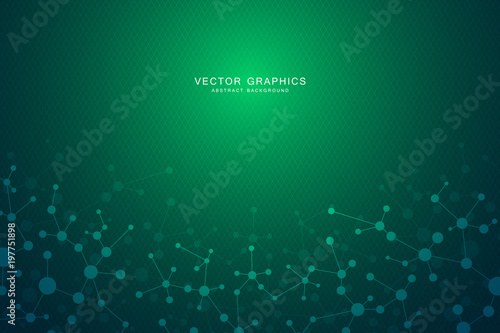 Vector molecule background, genetic and chemical compounds.