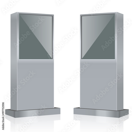 Vector Interactive Information Kiosk Terminal Stand Screen Display Console Infokiosk