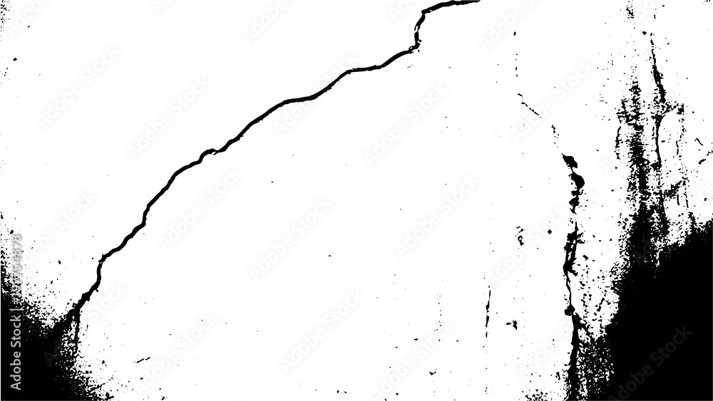 Obraz premium Grunge texture. Grunge texture of the old cracked wall. Vector illustration.