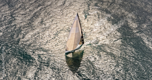 Yachting. Sailing yacht race.  Sailing