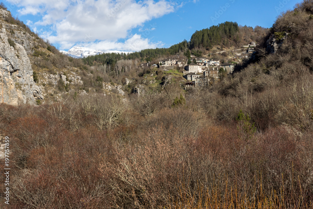 Panoramic view of village Kipoi, Zagori, Epirus, Greece
Panoramic view of village Kipoi, Zagori, Epirus, Greece