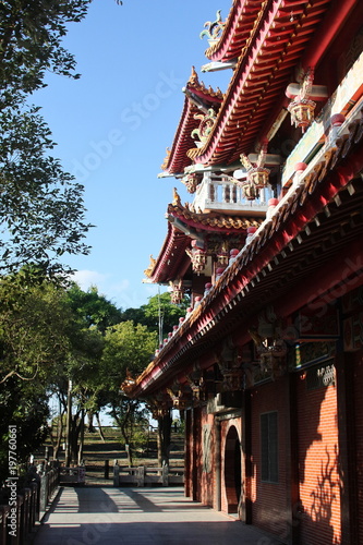 Chinese Dragon in Chinese temple 