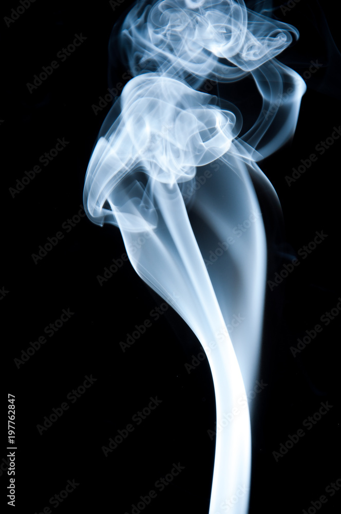 Obraz premium Unique white smoke pattern