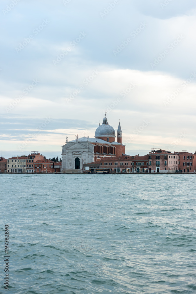 Beautiful town of Venice over channel