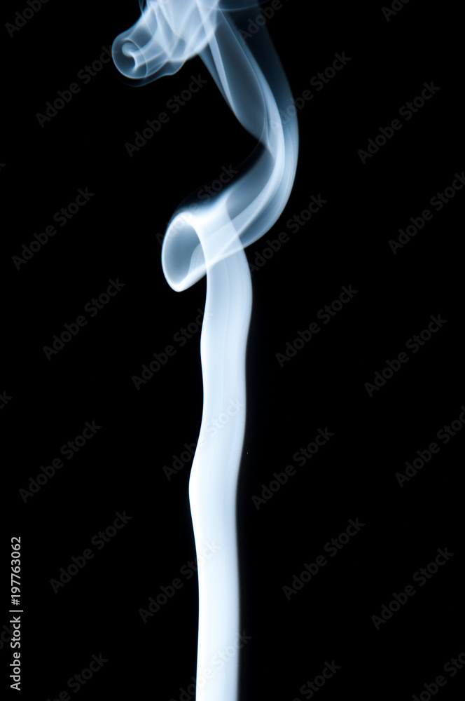 Unique white smoke pattern Unique white smoke pattern