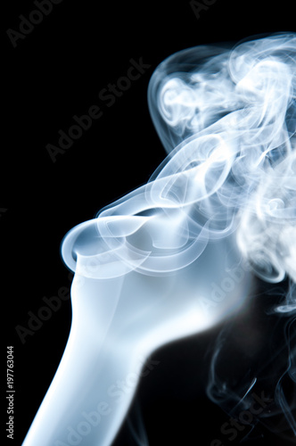 Fototapeta Naklejka Na Ścianę i Meble -  Unique white smoke pattern