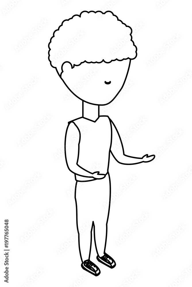 avatar man wearing sport clothes icon over white background vector illustration avatar man wearing sport clothes icon over white background vector illustration