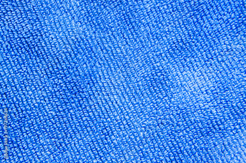 texture of a blue fabric background