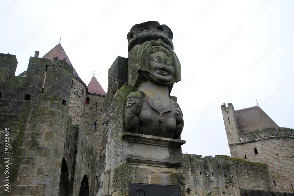 Castle of Carcassonne. Замок Каркассон, Франция