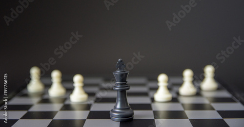 chess board game concept of business ideas and competition