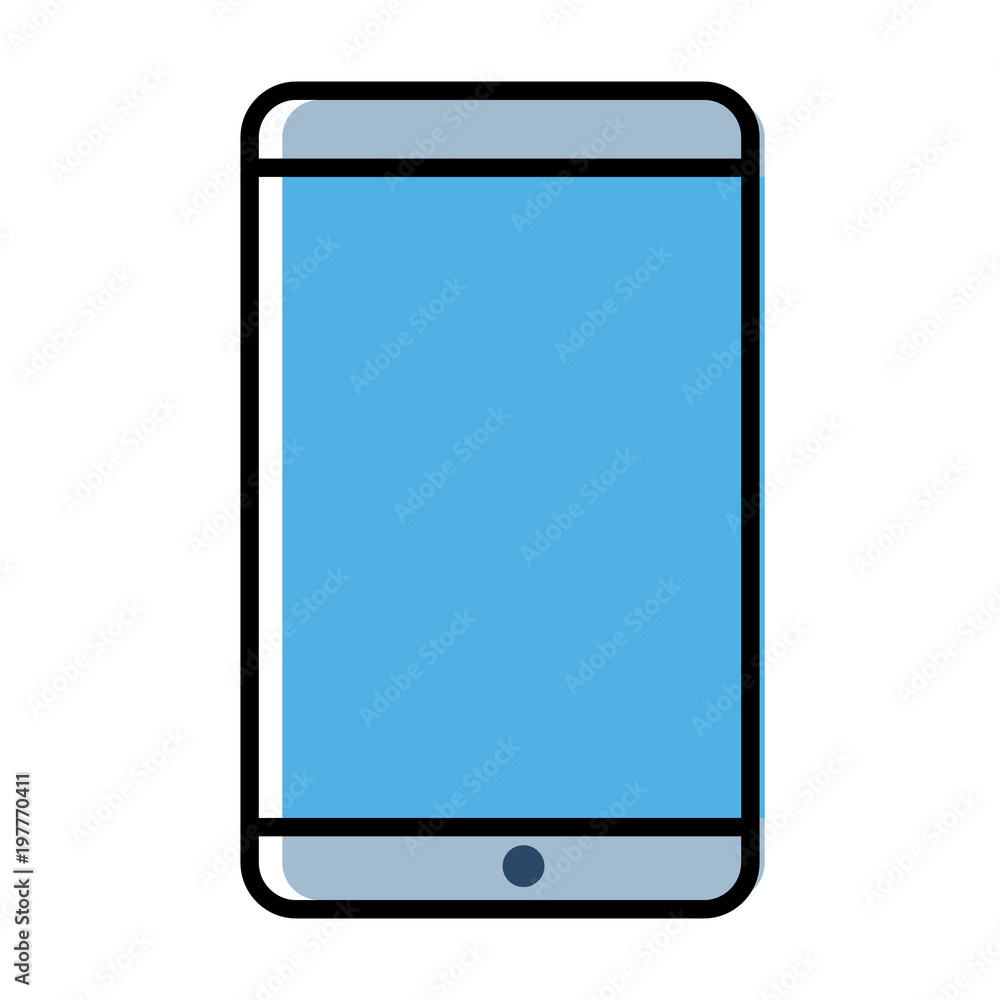 smartphone device icon over white background, colorful design. vector illustration smartphone device icon over white background, colorful design. vector illustration