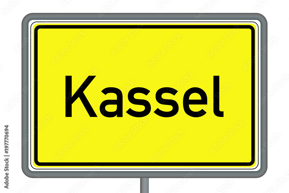 Ortsschild Kassel