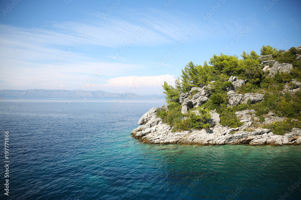 Beautiful Bay in Mijet, Croatia