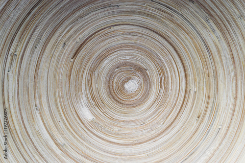 Bamboo Plate Rounded Surface Background