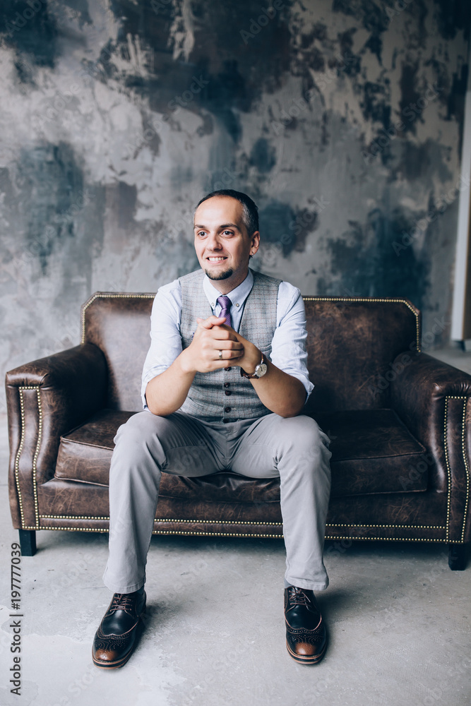 Portrait of a guy. The guy in the studio. Portrait of a guy. The guy in the studio.