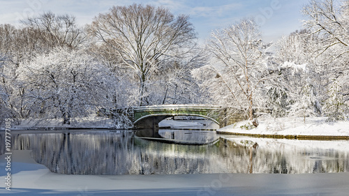 Lullwater Bridge Morning Snow
