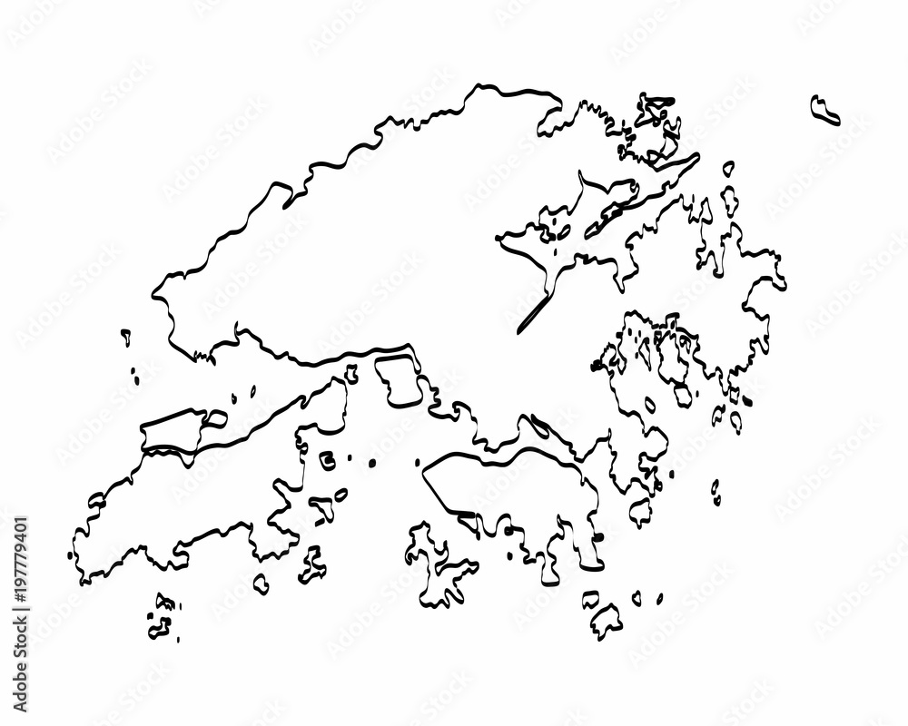 Portugal Map Outline Graphic Freehand Drawing on White Background. Ve  Ilustração do Vetor - Ilustração de colorido, contorno: 145088102
