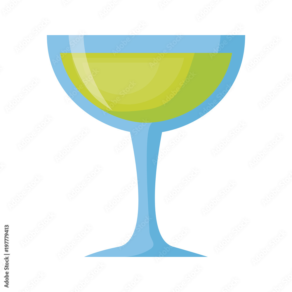 cocktail drink glass icon over white background, colorful design. vector illlustration cocktail drink glass icon over white background, colorful design. vector illlustration