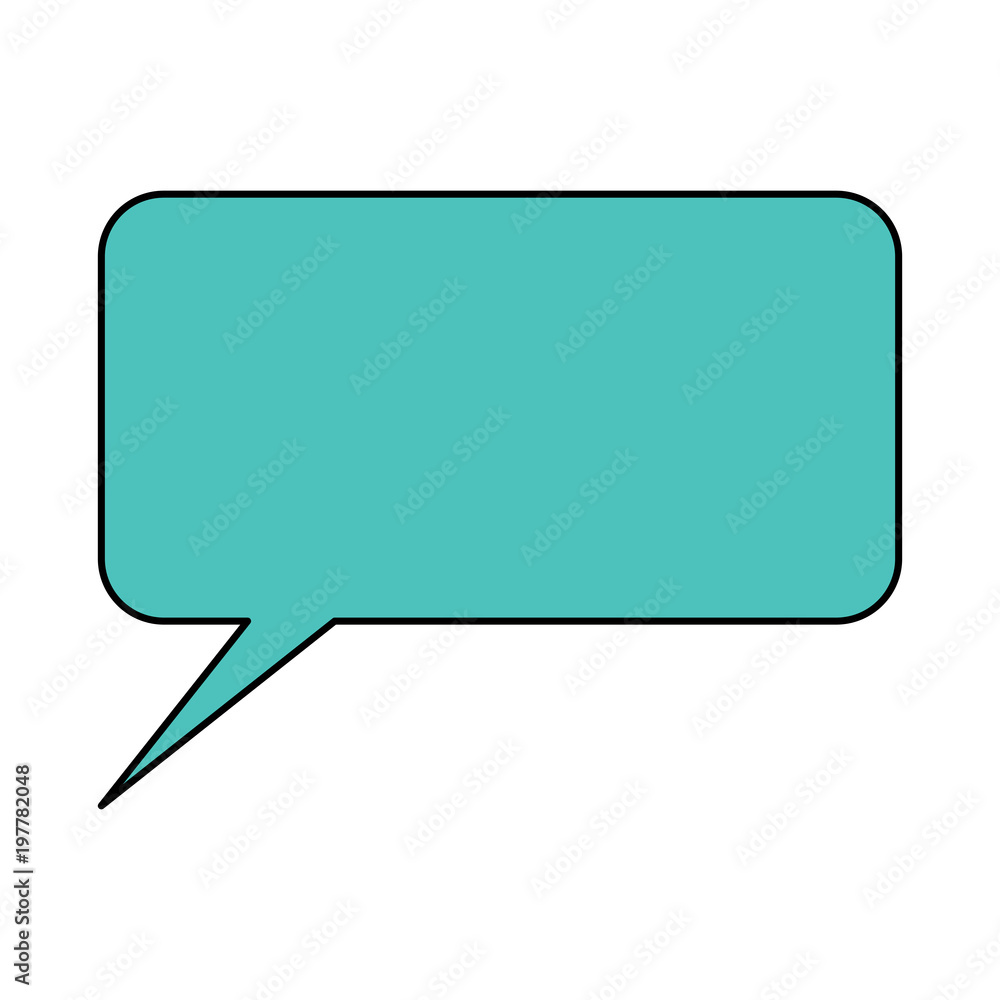 speech square bubble icon over white background, vector illustration speech square bubble icon over white background, vector illustration