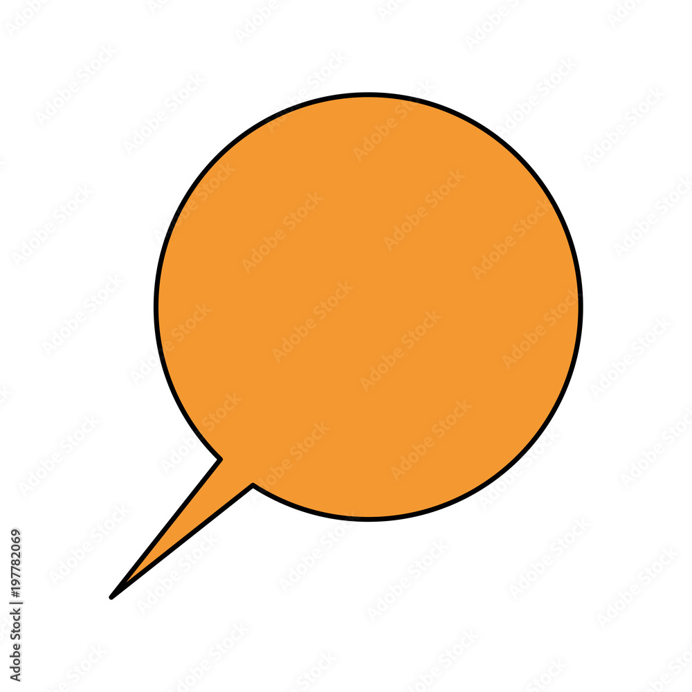 round speech bubble icon over white background, vector illustration round speech bubble icon over white background, vector illustration