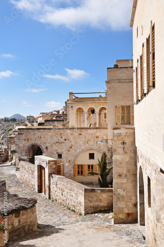 mediterranean sardina style houses in Cappadocia