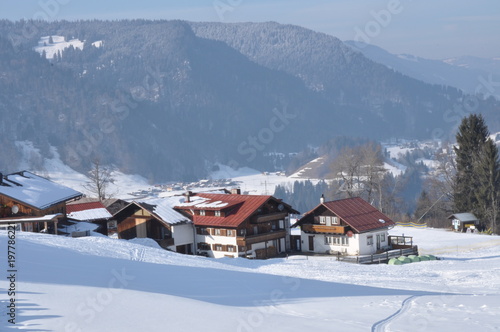 Oberstdorf - Häuser im Alpenstil
