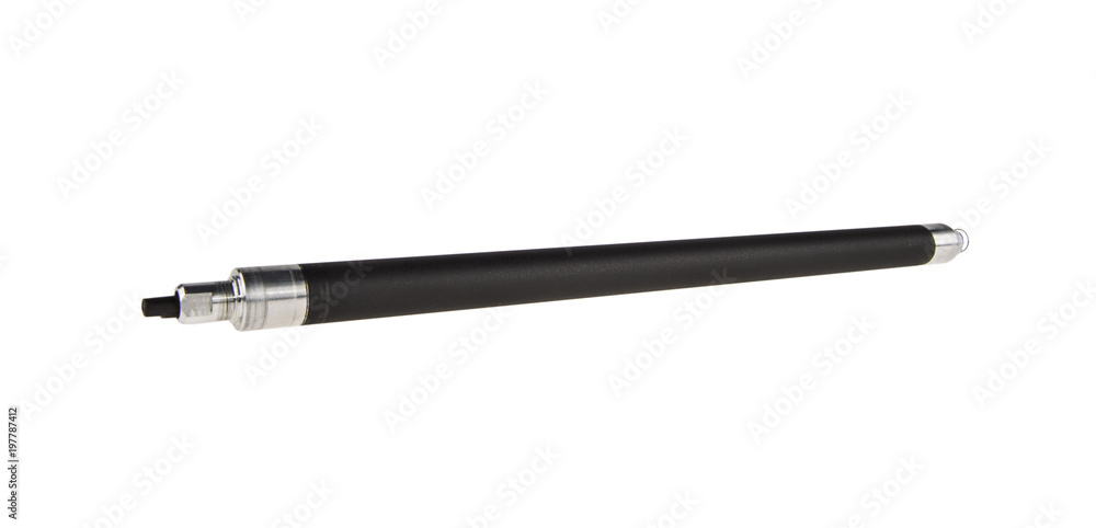 magnetic roller on isolated white background magnetic roller on isolated white background