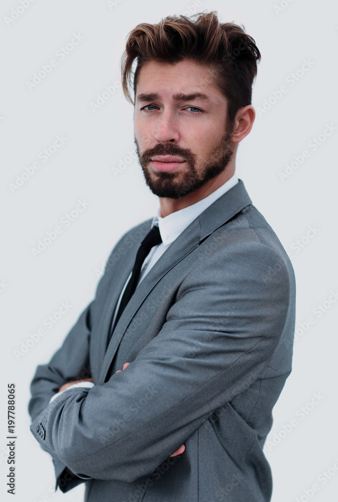Portrait of a handsome man, isolated over a white background Portrait of a handsome man, isolated over a white background